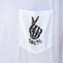 MAYBE DIE Pocket T-shirt - White